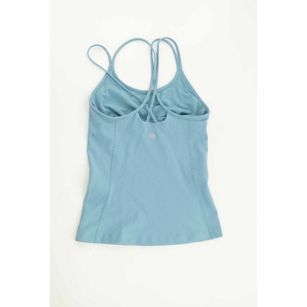Lululemon Free To Be Tank *Everlux Aqua Smoke Blue | 2 - Picture 3 of 7
